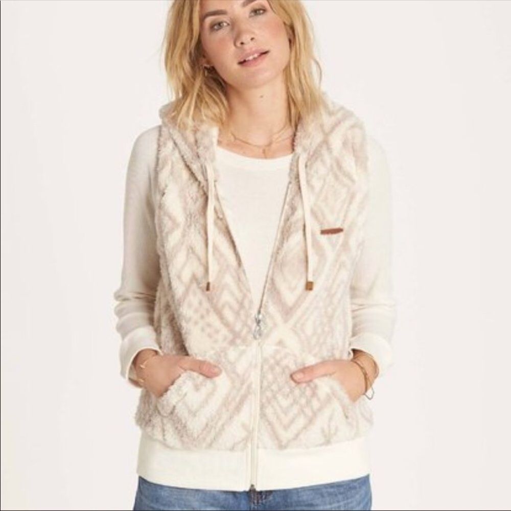 Billabong Side By Side Polar Fleece Vest